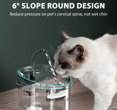 68 fl oz Large Automatic Pet Water Fountain - Dual Mode Petcare Cat Feeders 42 $ Whiskers