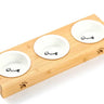 Bamboo Pet Bowl for Cats and Dogs Cat Feeders 39 $ Whiskers