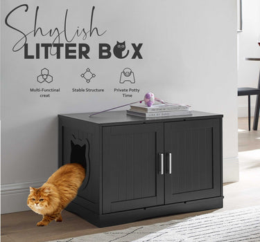 Cat Litter Box Enclosure Furniture Pets Cat Product 99 $ Whiskers