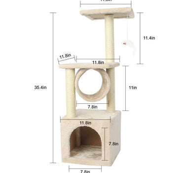 Cat Tree House Tower Pets Cat Product 78 $ Whiskers