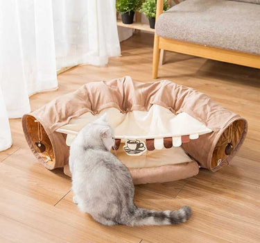 Cat toy collapsible cat tunnel cat passageway Cat Cozy Bed 52 $ Whiskers