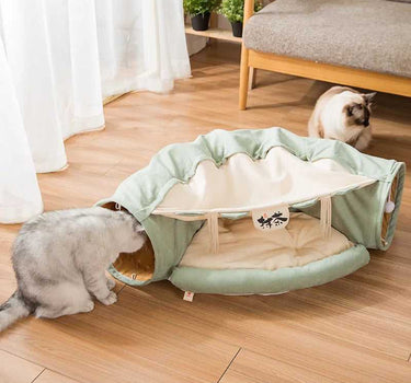 Cat toy collapsible cat tunnel cat passageway Cat Cozy Bed 52 $ Whiskers