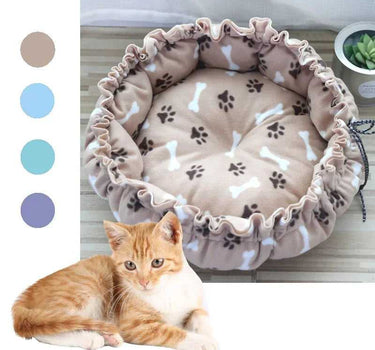 Creative Soft Warm Pet Bed Nest Dual-Use Cat Cozy Bed 50 $ Whiskers