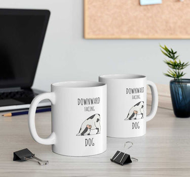 Downward Facing Dog Coffee Mug 15 Drinkware Pet Parents Whiskers