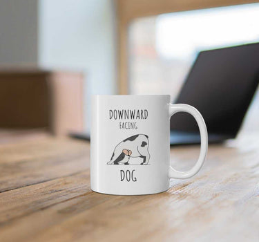 Downward Facing Dog Coffee Mug 15 Drinkware Pet Parents Whiskers