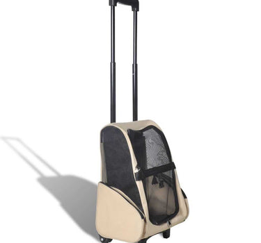 Foldable Multipurpose Pet Trolley Beige 109 Home & Garden Cat Product Whiskers