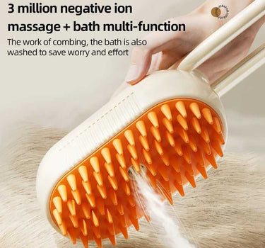 Folding Steam Spray Massage Brush for Pets Other Cat Care 19 $ Whiskers