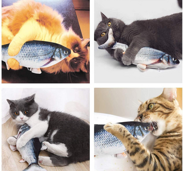 Motion-Active Floppy Fish Cat Toy Pets Cat Product 13 $ Whiskers