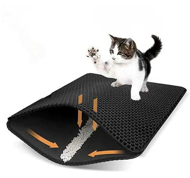 Pet Litter Mat Waterproof Double Layer Pet Litter Mat Non Slip Mat 12 Other Cat Product Whiskers