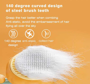 Self Cleaning Slicker Brush 26 Pets Cat Care Whiskers