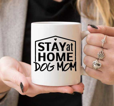 Stay-At-Home Dog Mom Mug – Perfect Gift for Dog Moms 16 Mugs Pet Parents Whiskers